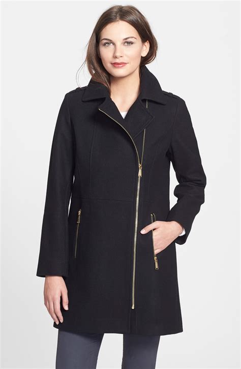 michael kors wool coat women's|Michael Kors padded coat women's.